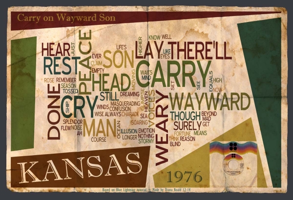 Kansas - Carry on Wayword Son based on Blue Lightning Tut - Constructivist Style, made by DRoald 12-14