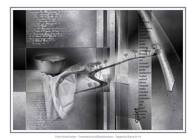 Quietude, made by Diana Roald 01-14