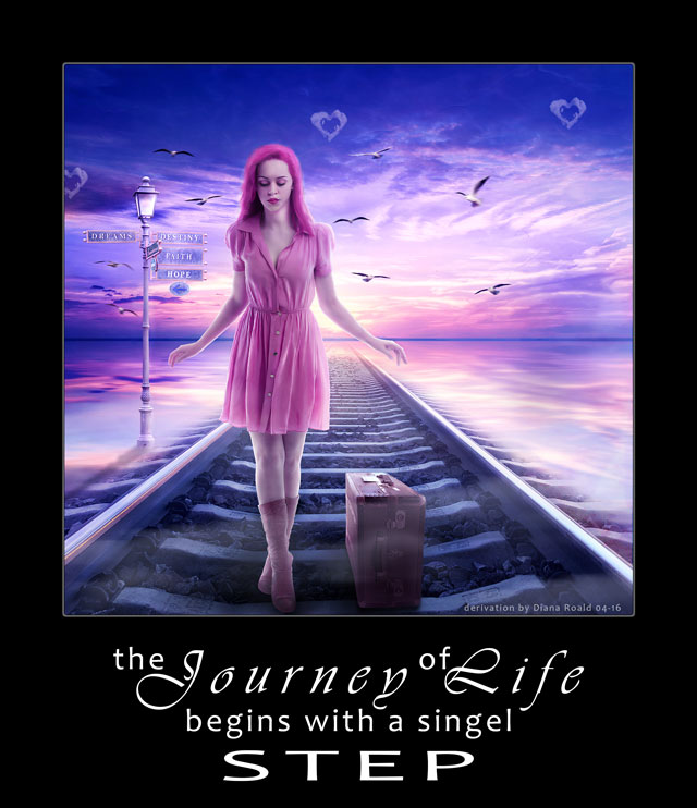Journey of Life, made by Diana Roald 04-16