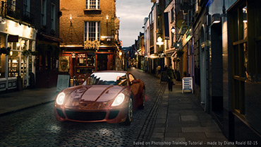 Compositing 3D Models Into Photographs Using Photoshop